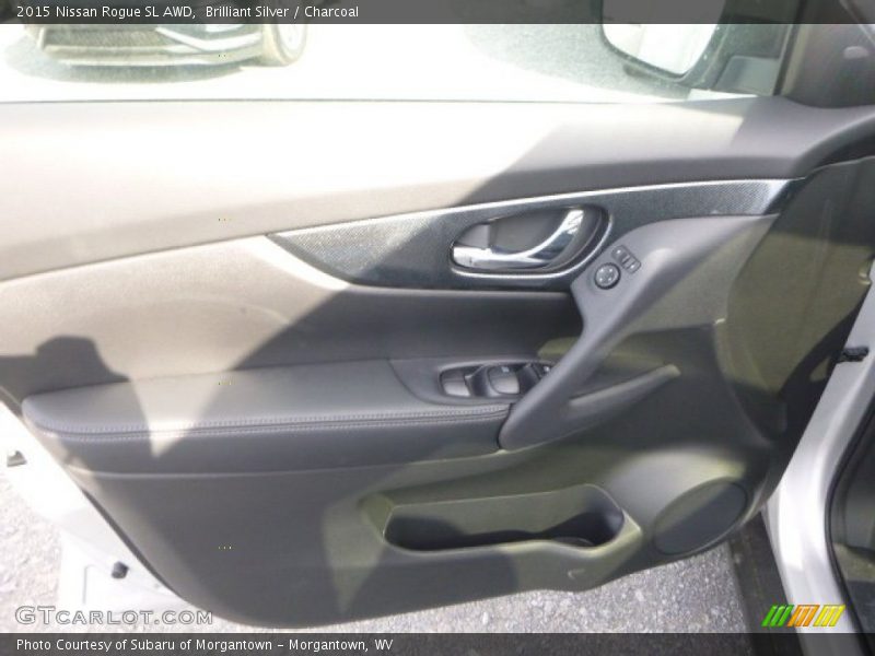 Brilliant Silver / Charcoal 2015 Nissan Rogue SL AWD