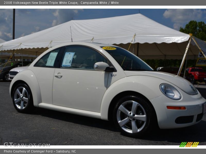 Campanella White / White 2008 Volkswagen New Beetle Triple White Coupe