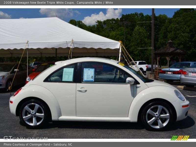 Campanella White / White 2008 Volkswagen New Beetle Triple White Coupe