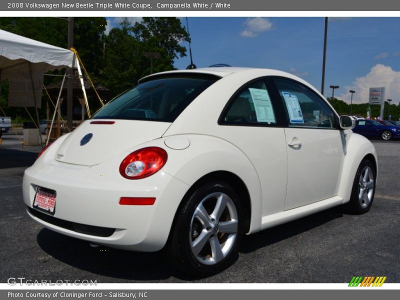 Campanella White / White 2008 Volkswagen New Beetle Triple White Coupe