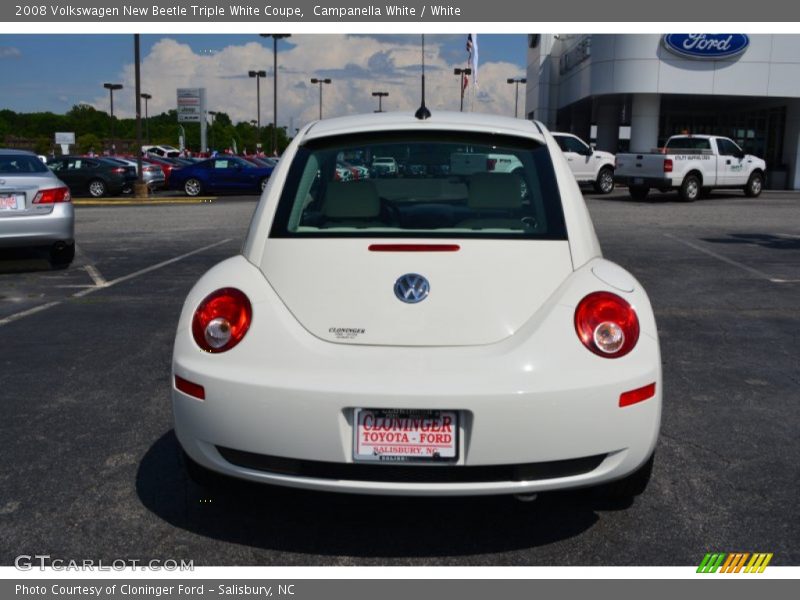 Campanella White / White 2008 Volkswagen New Beetle Triple White Coupe