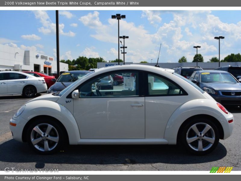 Campanella White / White 2008 Volkswagen New Beetle Triple White Coupe