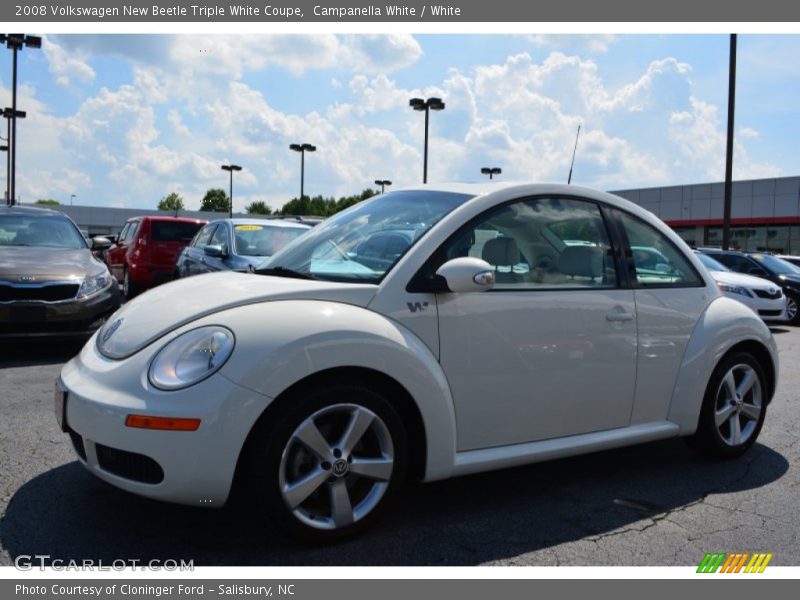 Campanella White / White 2008 Volkswagen New Beetle Triple White Coupe