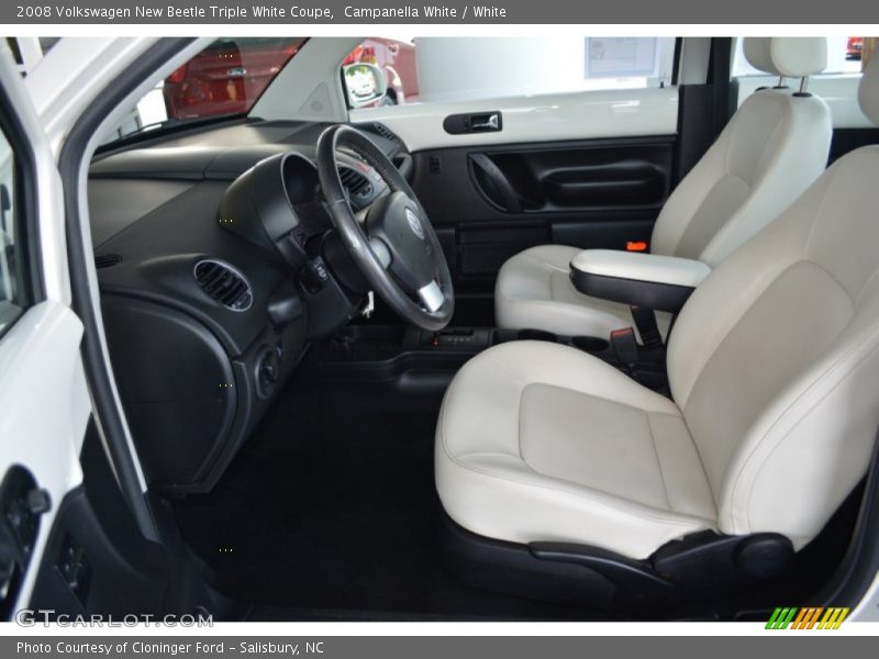 Campanella White / White 2008 Volkswagen New Beetle Triple White Coupe
