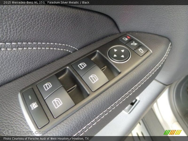 Paladium Silver Metallic / Black 2015 Mercedes-Benz ML 350