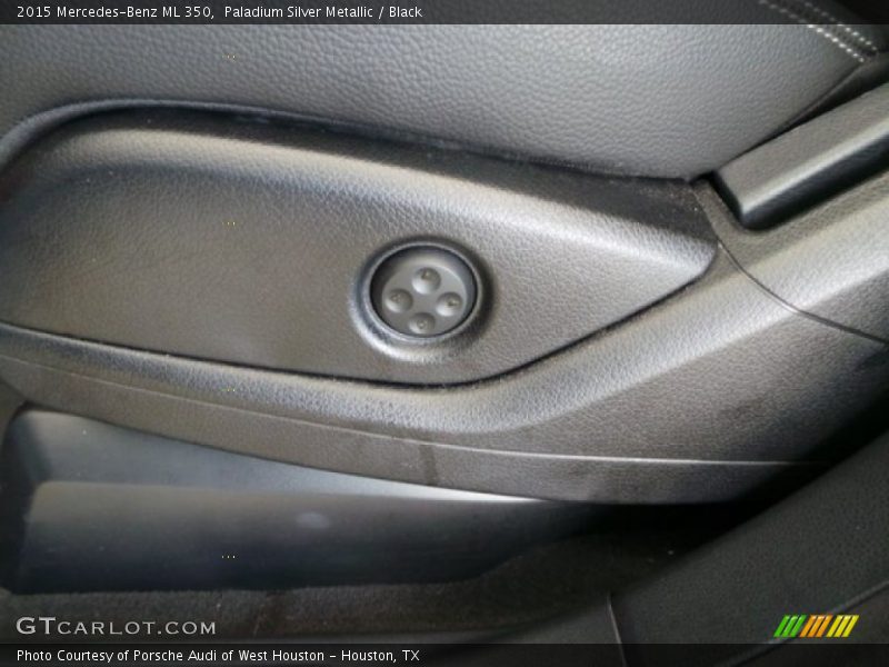 Paladium Silver Metallic / Black 2015 Mercedes-Benz ML 350