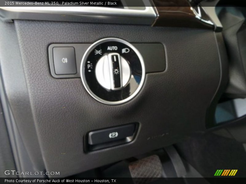 Paladium Silver Metallic / Black 2015 Mercedes-Benz ML 350