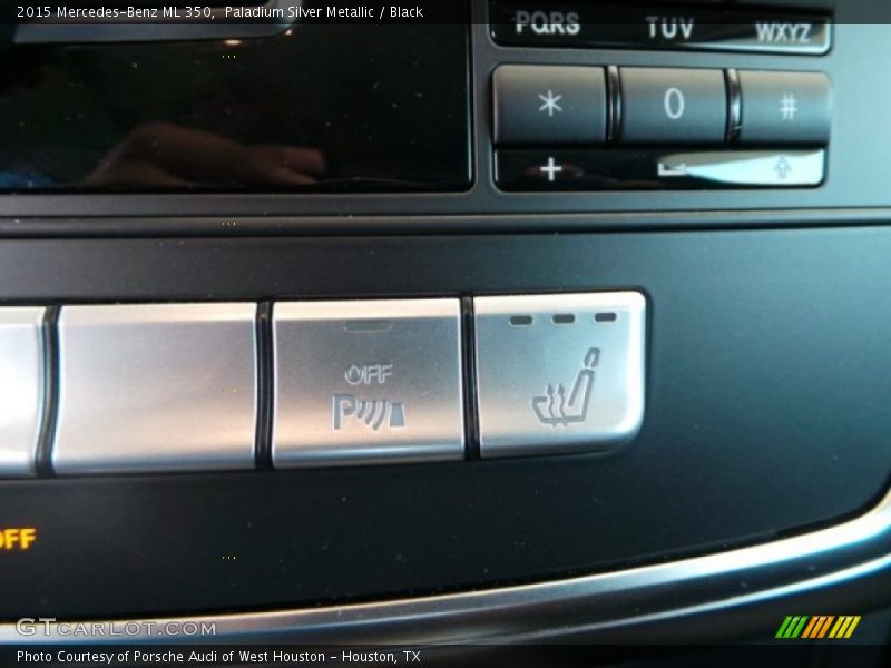 Paladium Silver Metallic / Black 2015 Mercedes-Benz ML 350