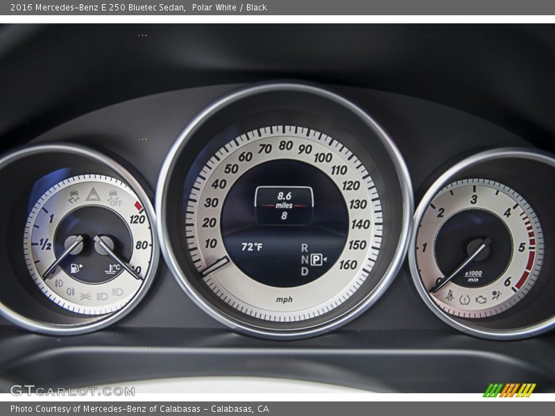  2016 E 250 Bluetec Sedan 250 Bluetec Sedan Gauges
