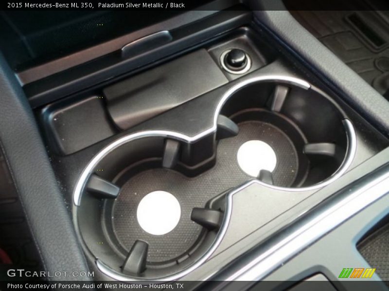 Paladium Silver Metallic / Black 2015 Mercedes-Benz ML 350