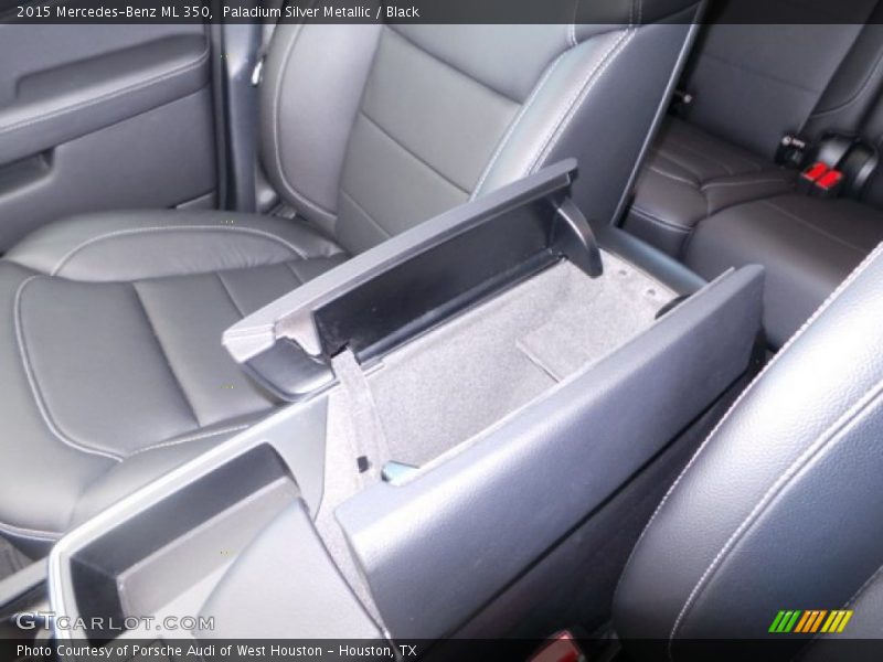Paladium Silver Metallic / Black 2015 Mercedes-Benz ML 350
