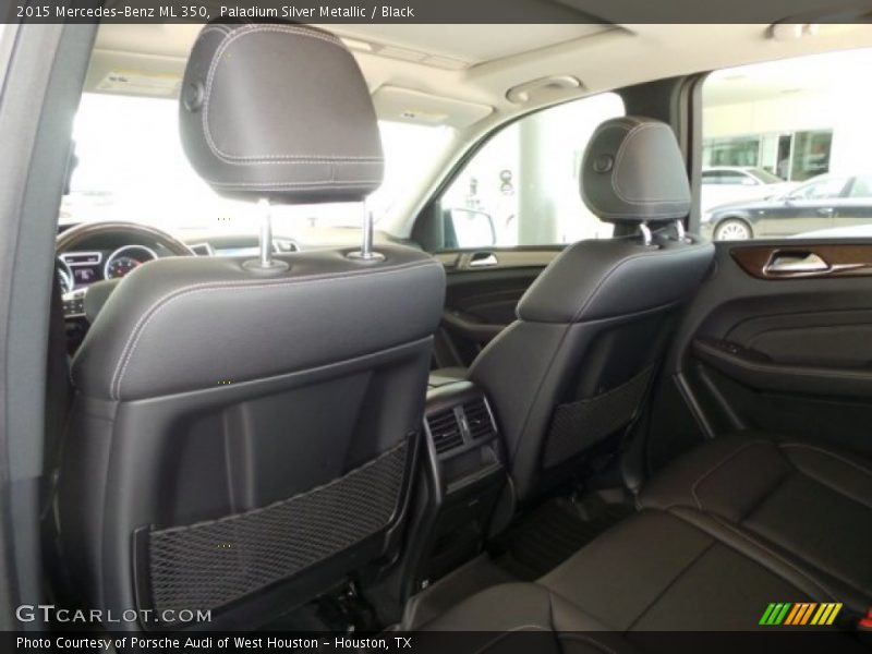 Paladium Silver Metallic / Black 2015 Mercedes-Benz ML 350