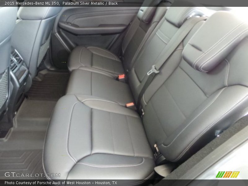 Paladium Silver Metallic / Black 2015 Mercedes-Benz ML 350