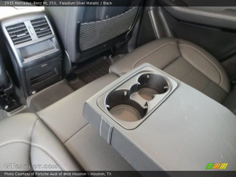 Paladium Silver Metallic / Black 2015 Mercedes-Benz ML 350