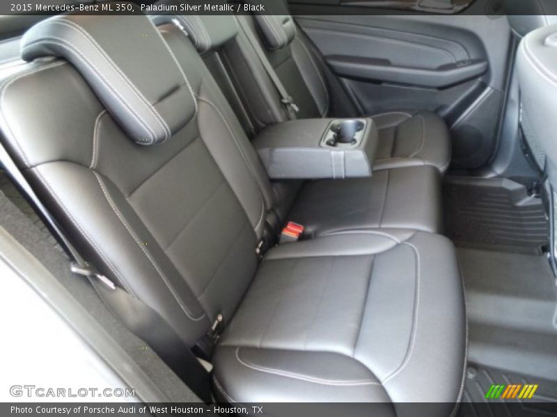 Paladium Silver Metallic / Black 2015 Mercedes-Benz ML 350