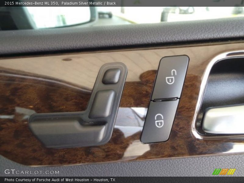Paladium Silver Metallic / Black 2015 Mercedes-Benz ML 350