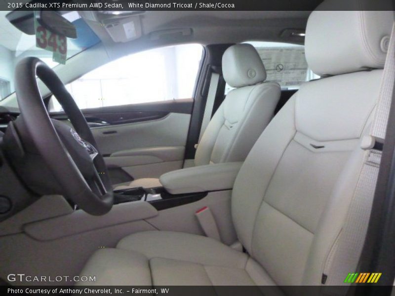 White Diamond Tricoat / Shale/Cocoa 2015 Cadillac XTS Premium AWD Sedan