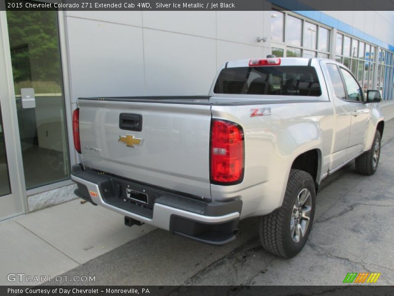 Silver Ice Metallic / Jet Black 2015 Chevrolet Colorado Z71 Extended Cab 4WD