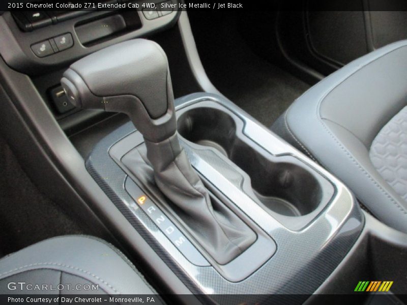 Silver Ice Metallic / Jet Black 2015 Chevrolet Colorado Z71 Extended Cab 4WD