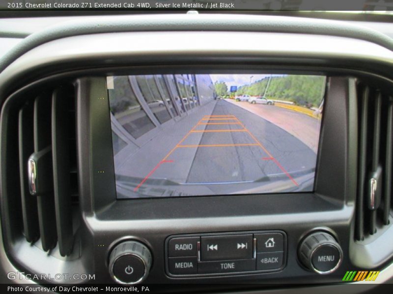 Silver Ice Metallic / Jet Black 2015 Chevrolet Colorado Z71 Extended Cab 4WD