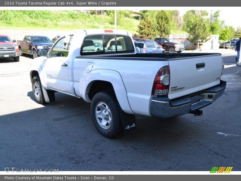 Super White / Graphite 2010 Toyota Tacoma Regular Cab 4x4