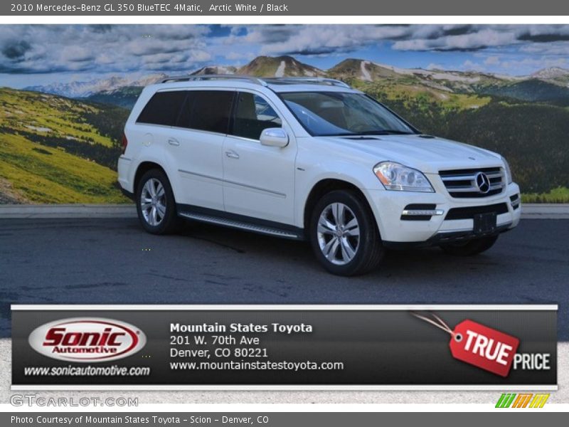 Arctic White / Black 2010 Mercedes-Benz GL 350 BlueTEC 4Matic
