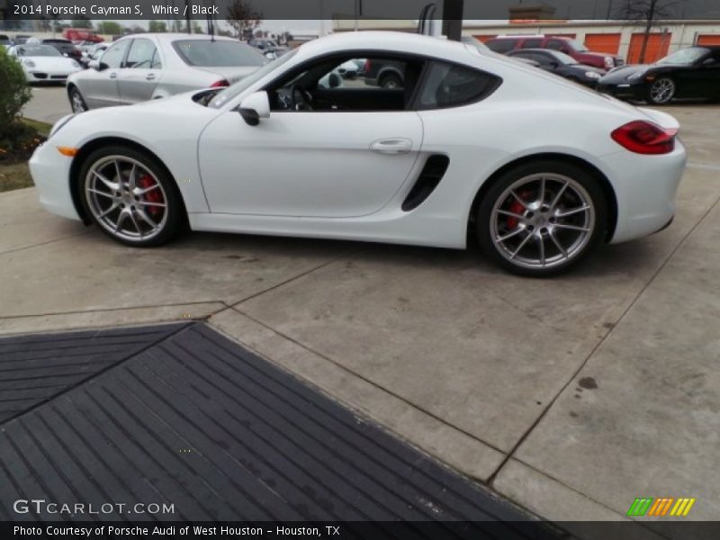 White / Black 2014 Porsche Cayman S