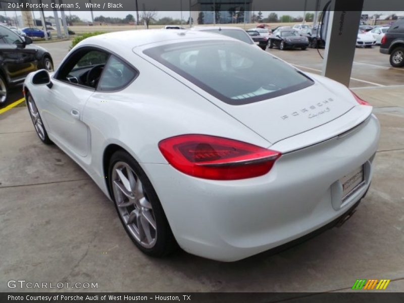 White / Black 2014 Porsche Cayman S