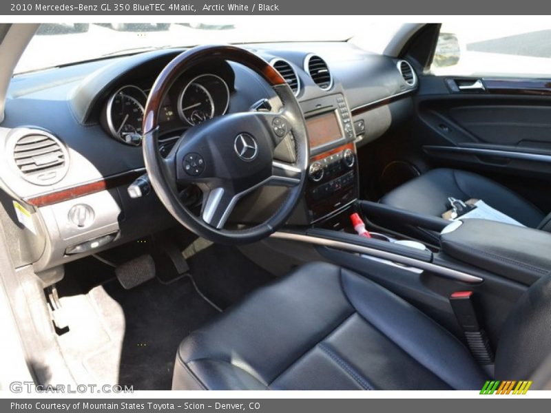 Arctic White / Black 2010 Mercedes-Benz GL 350 BlueTEC 4Matic