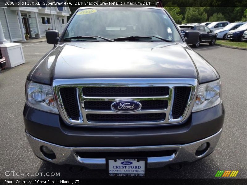Dark Shadow Grey Metallic / Medium/Dark Flint 2008 Ford F150 XLT SuperCrew 4x4