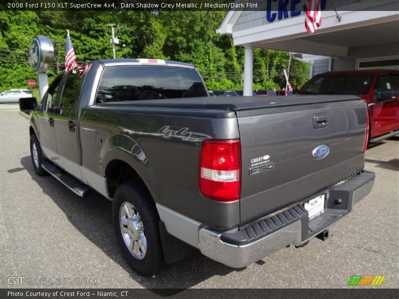 Dark Shadow Grey Metallic / Medium/Dark Flint 2008 Ford F150 XLT SuperCrew 4x4