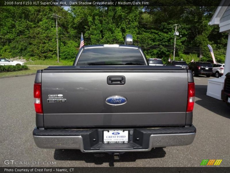 Dark Shadow Grey Metallic / Medium/Dark Flint 2008 Ford F150 XLT SuperCrew 4x4