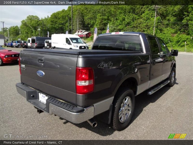 Dark Shadow Grey Metallic / Medium/Dark Flint 2008 Ford F150 XLT SuperCrew 4x4