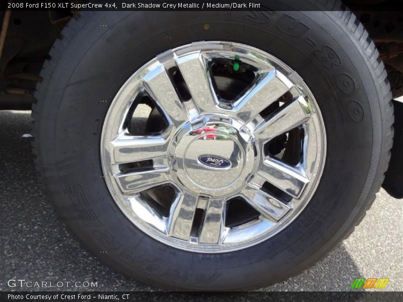 Dark Shadow Grey Metallic / Medium/Dark Flint 2008 Ford F150 XLT SuperCrew 4x4