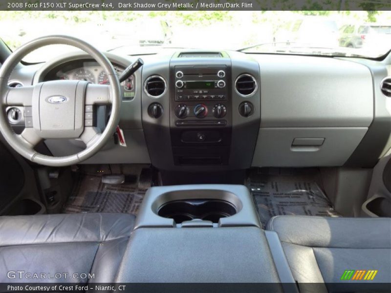 Dark Shadow Grey Metallic / Medium/Dark Flint 2008 Ford F150 XLT SuperCrew 4x4