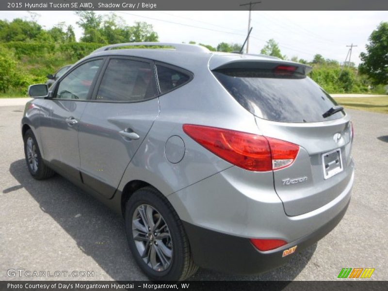 Shadow Gray / Beige 2015 Hyundai Tucson SE AWD