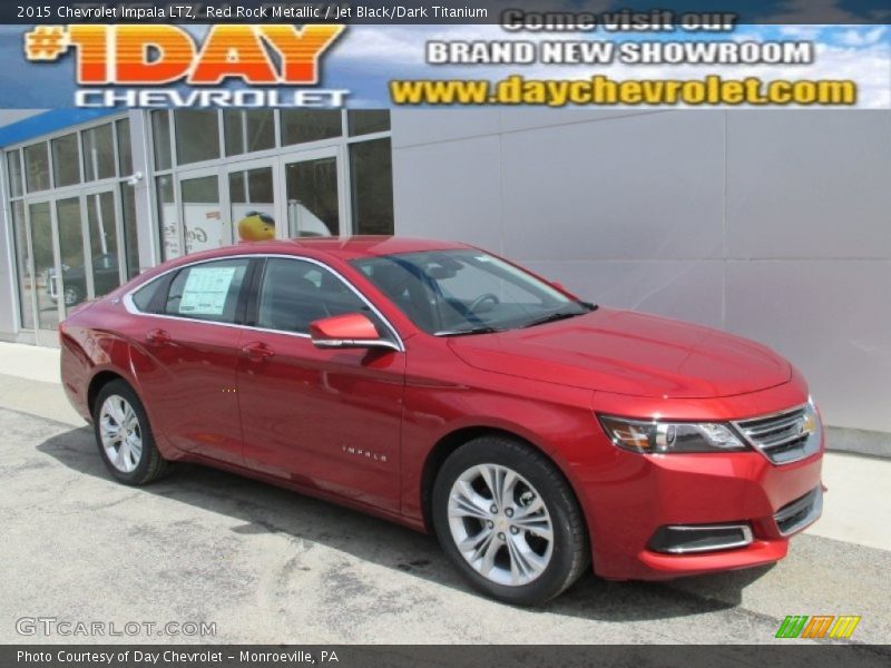 Red Rock Metallic / Jet Black/Dark Titanium 2015 Chevrolet Impala LTZ