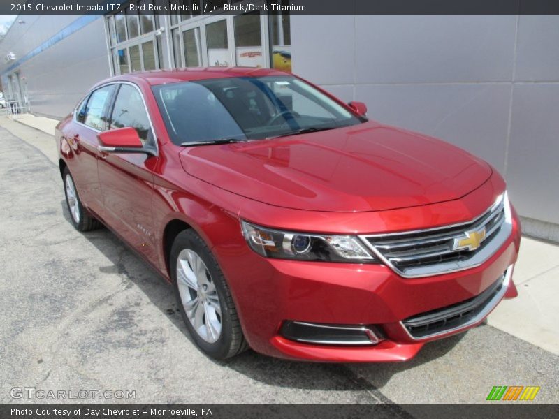 Red Rock Metallic / Jet Black/Dark Titanium 2015 Chevrolet Impala LTZ