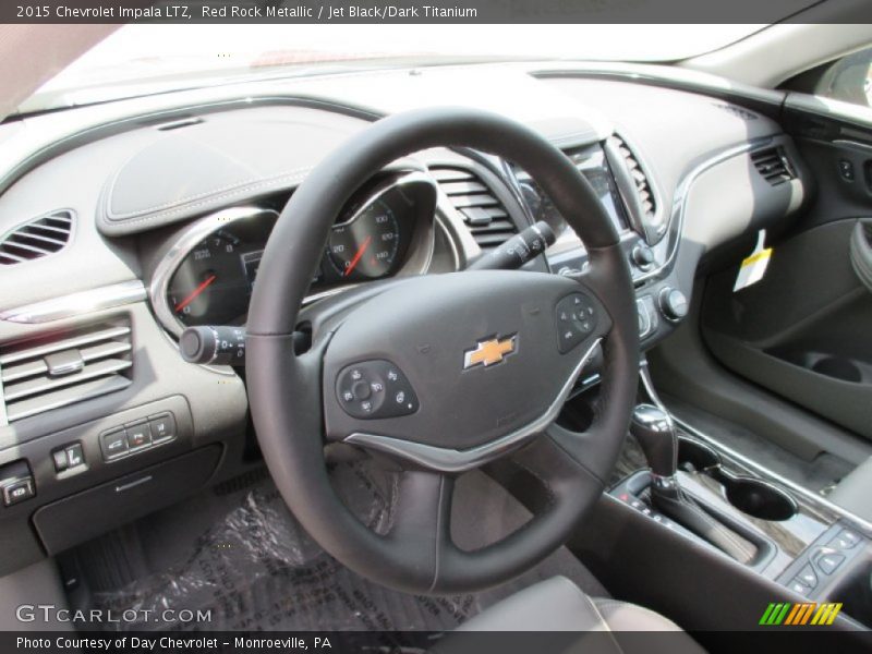 Red Rock Metallic / Jet Black/Dark Titanium 2015 Chevrolet Impala LTZ
