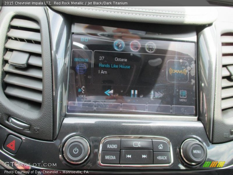 Red Rock Metallic / Jet Black/Dark Titanium 2015 Chevrolet Impala LTZ