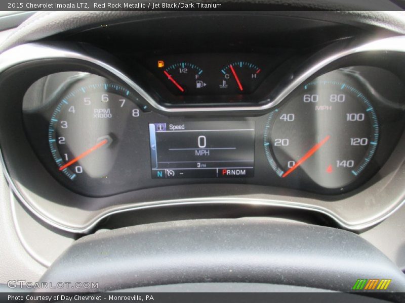 Red Rock Metallic / Jet Black/Dark Titanium 2015 Chevrolet Impala LTZ