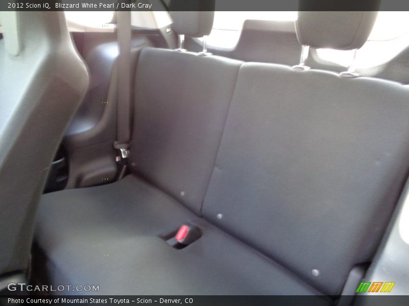 Blizzard White Pearl / Dark Gray 2012 Scion iQ