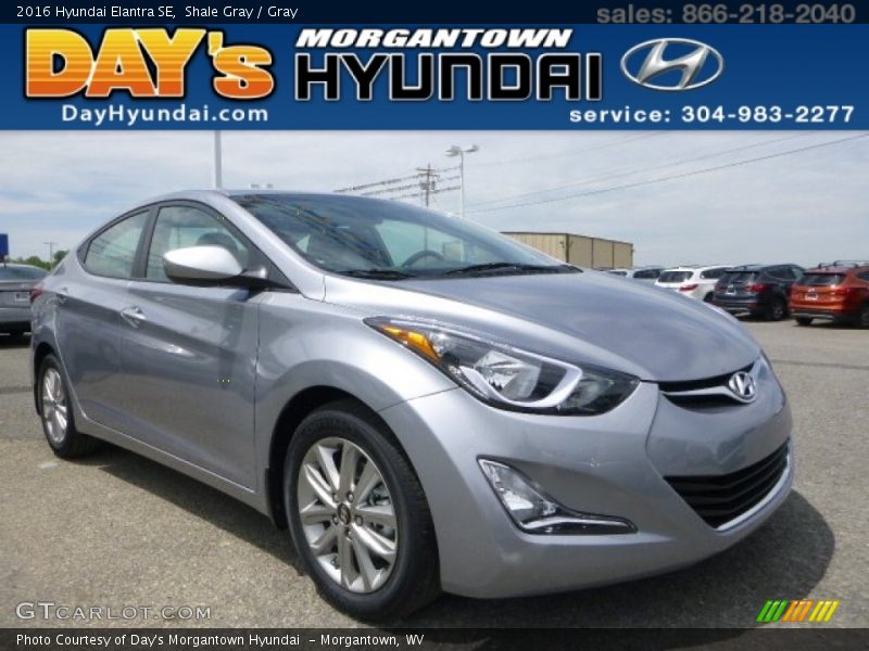 Shale Gray / Gray 2016 Hyundai Elantra SE