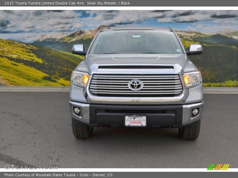 Silver Sky Metallic / Black 2015 Toyota Tundra Limited Double Cab 4x4