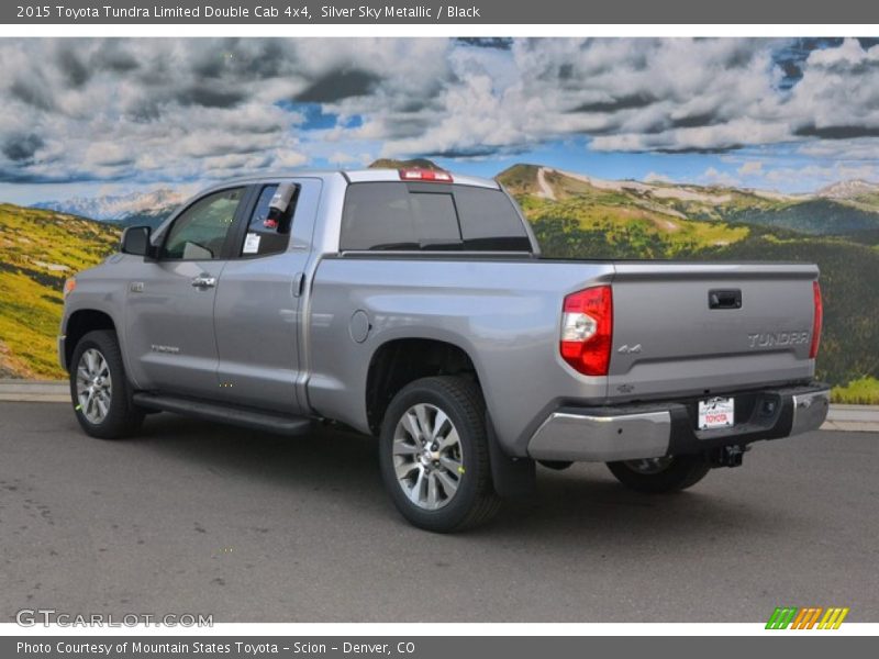 Silver Sky Metallic / Black 2015 Toyota Tundra Limited Double Cab 4x4