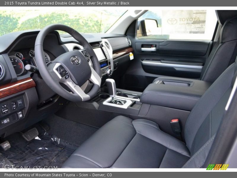  2015 Tundra Limited Double Cab 4x4 Black Interior