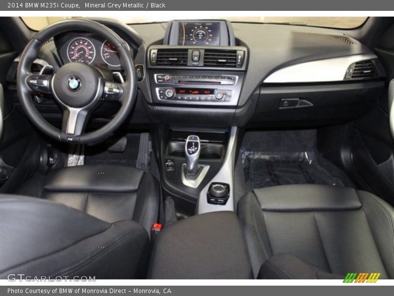 Mineral Grey Metallic / Black 2014 BMW M235i Coupe