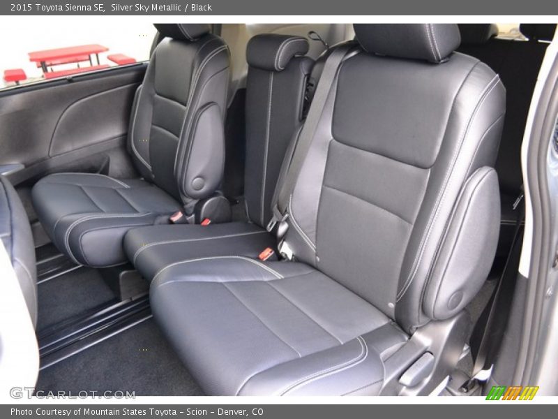 Silver Sky Metallic / Black 2015 Toyota Sienna SE