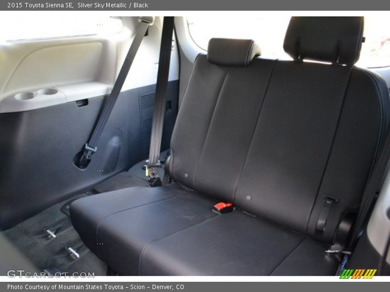 Silver Sky Metallic / Black 2015 Toyota Sienna SE
