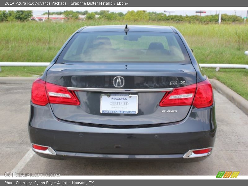 Graphite Luster Metallic / Ebony 2014 Acura RLX Advance Package